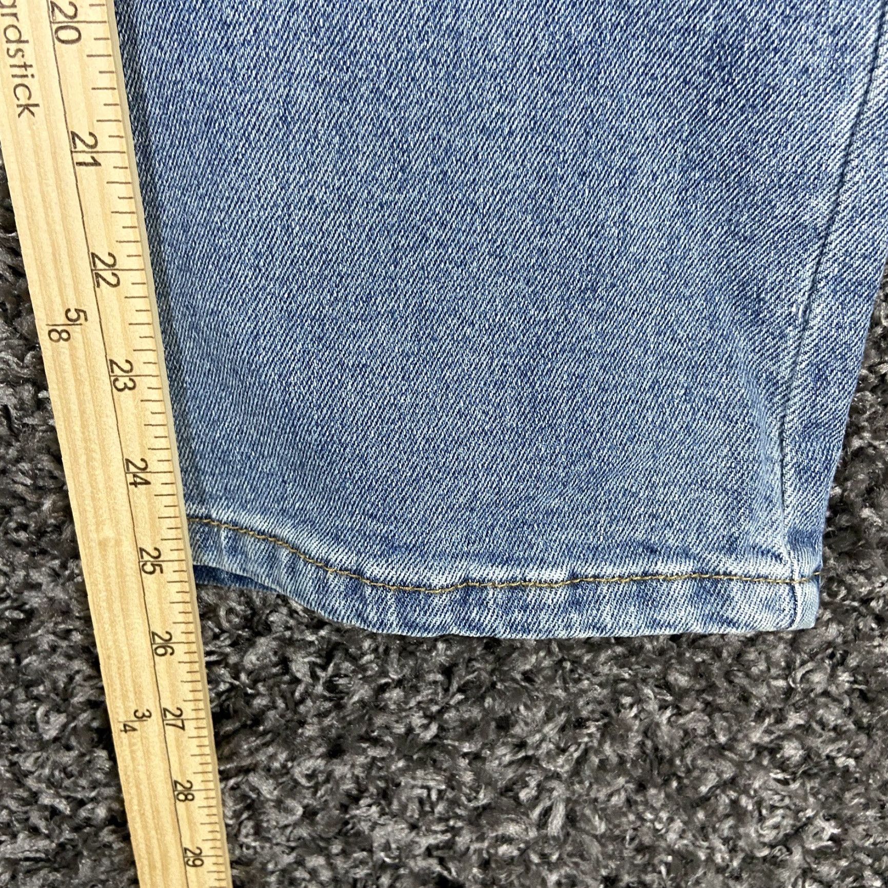 Buffalo David Bitton VINTAGE? No— Buffalo David Bitton Kellie Semi Hi Rise Kick Crop Jeans Women Adult 30 Blue Cropped Women 30 Size 30" / US 8 / IT 44 - 7 Thumbnail