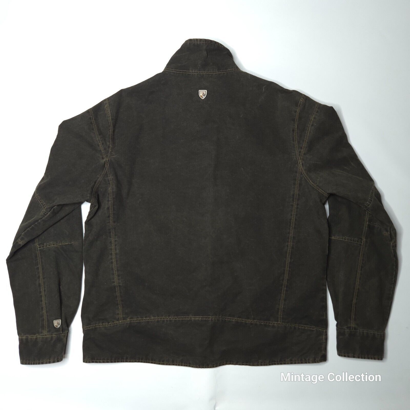 Kuhl KUHL MEN'S BURR VINTAGE PATINA DYE BROWN FULL ZIP JACKET XL Size US XL / EU 56 / 4 - 11 Thumbnail