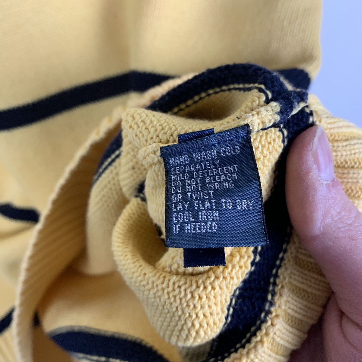 Polo Ralph Lauren Vintage Polo Ralph Lauren Quarter Zip Knit Striped Sweater Size US S / EU 44-46 / 1 - 10 Thumbnail