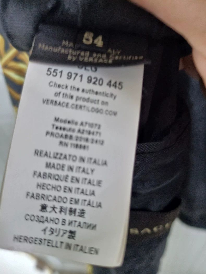 Versace Versace Men's casual jacket Size US L / EU 52-54 / 3 - 6 Thumbnail
