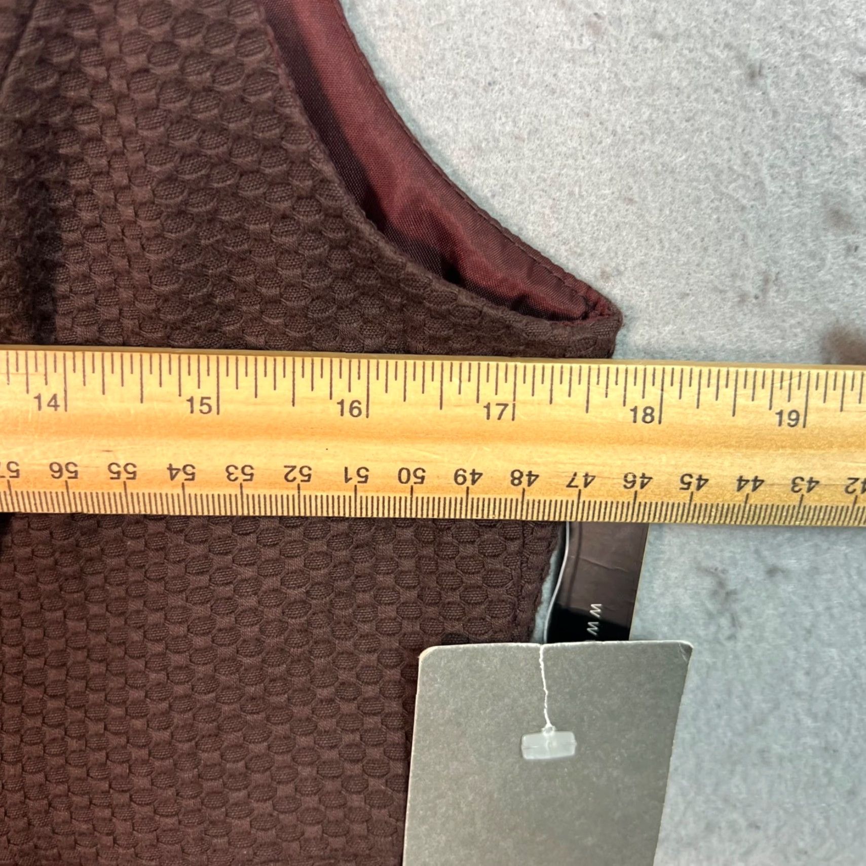 Vintage David Meister Brown Textured Sheath Dress Womens Size 8 Sleeveless Party Cocktail New Size M / US 6-8 / IT 42-44 - 5 Thumbnail