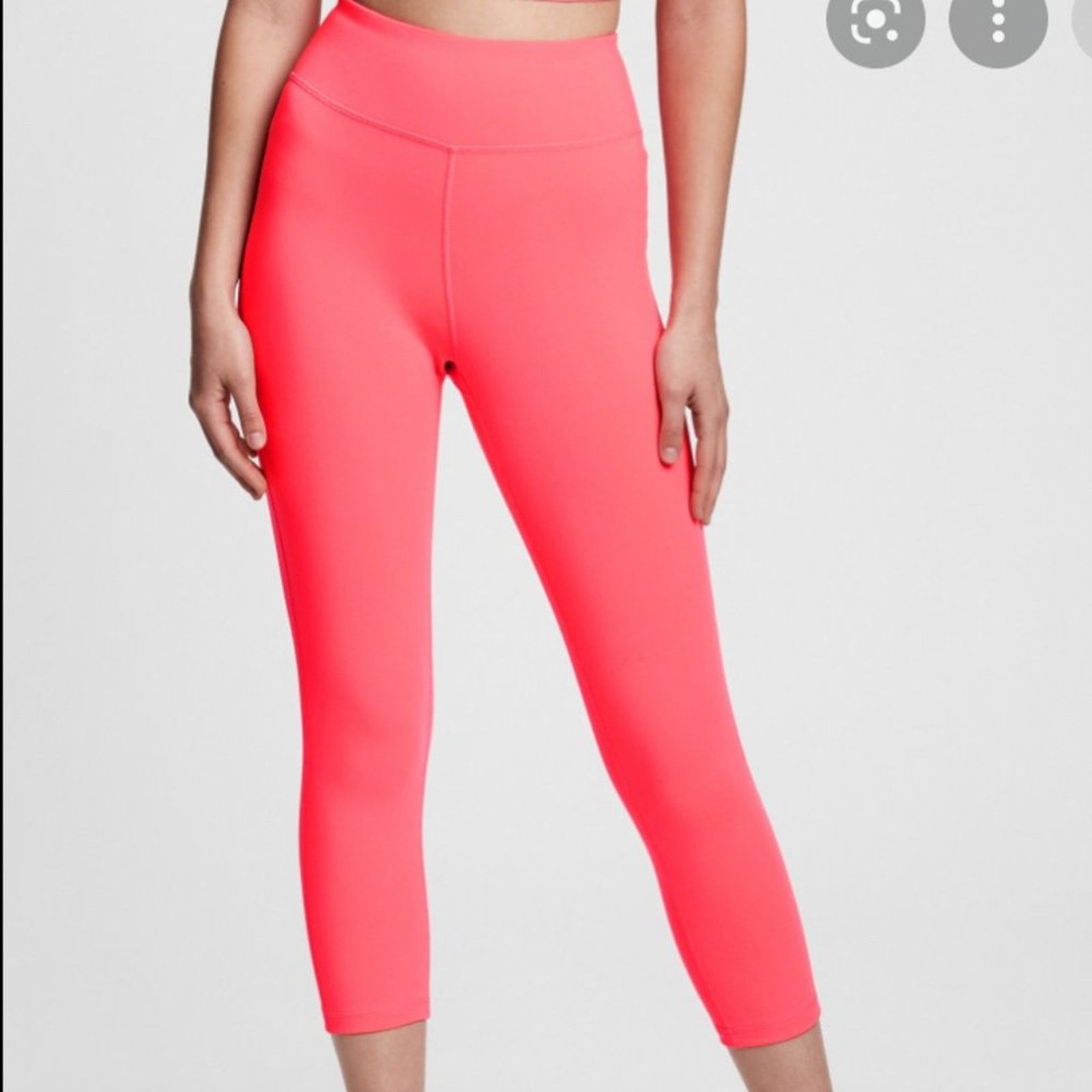 Gap GapFit Bright Neon Pink Compression Capris Size 26" / US 2 / IT 38 - 1 Thumbnail