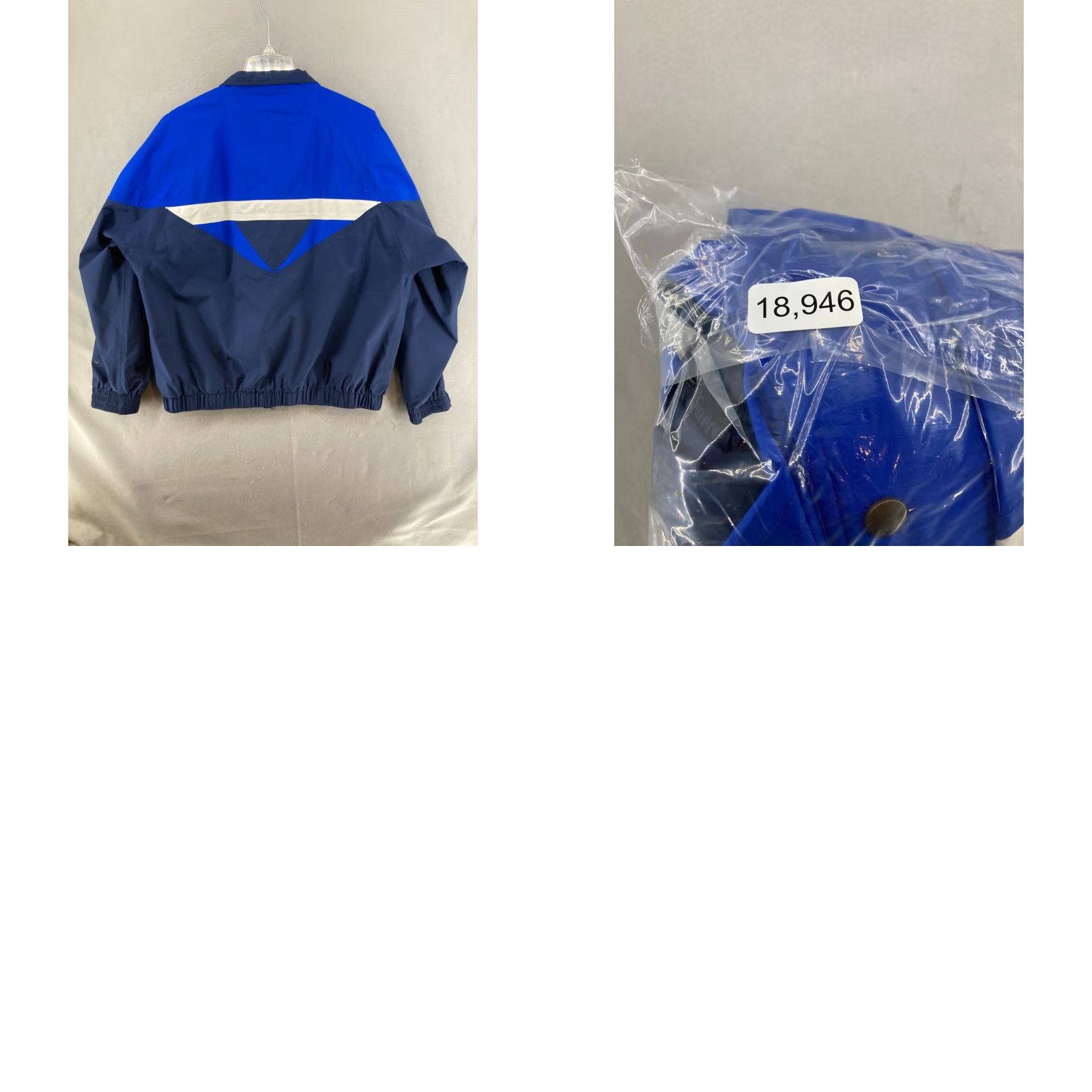 Vintage Tourney Gore Tex Mens Jacket Large Blue Snap Up Size US L / EU 52-54 / 3 - 9 Thumbnail