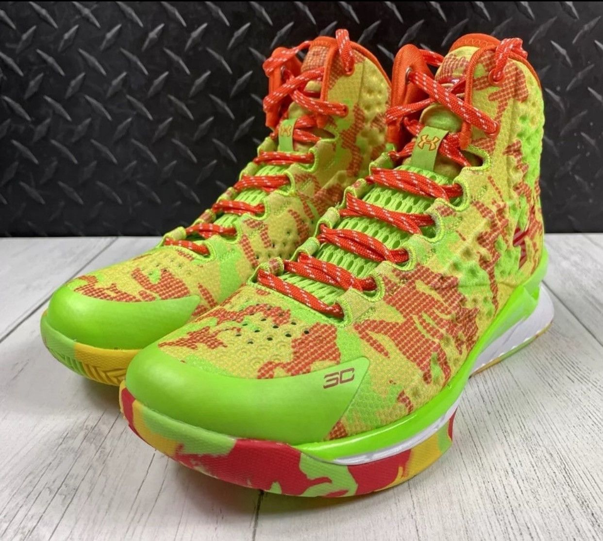 Nike × Under Armour × Vintage Authentic Under Armour Curry 1 Retro Sour Patch Men Size 10 Size US 10 / EU 43 - 2 Thumbnail