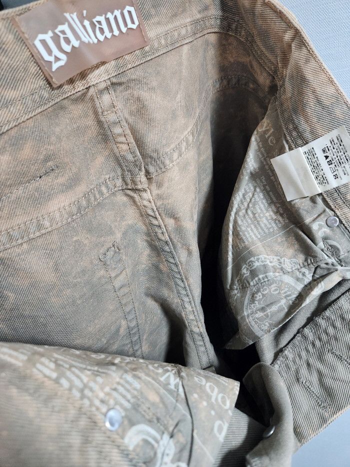 John Galliano john Galliano 갈리아노 워싱 하프팬츠 Size 29" - 3 Thumbnail