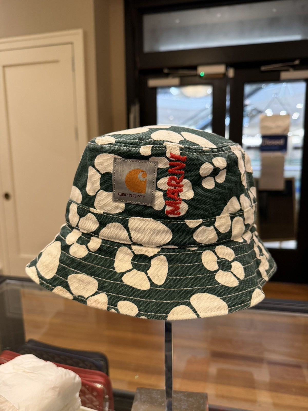 Carhartt Wip × Marni Marni x Carhartt WIP Floral Print Canvas Bucket Hat Size ONE SIZE - 1 Thumbnail