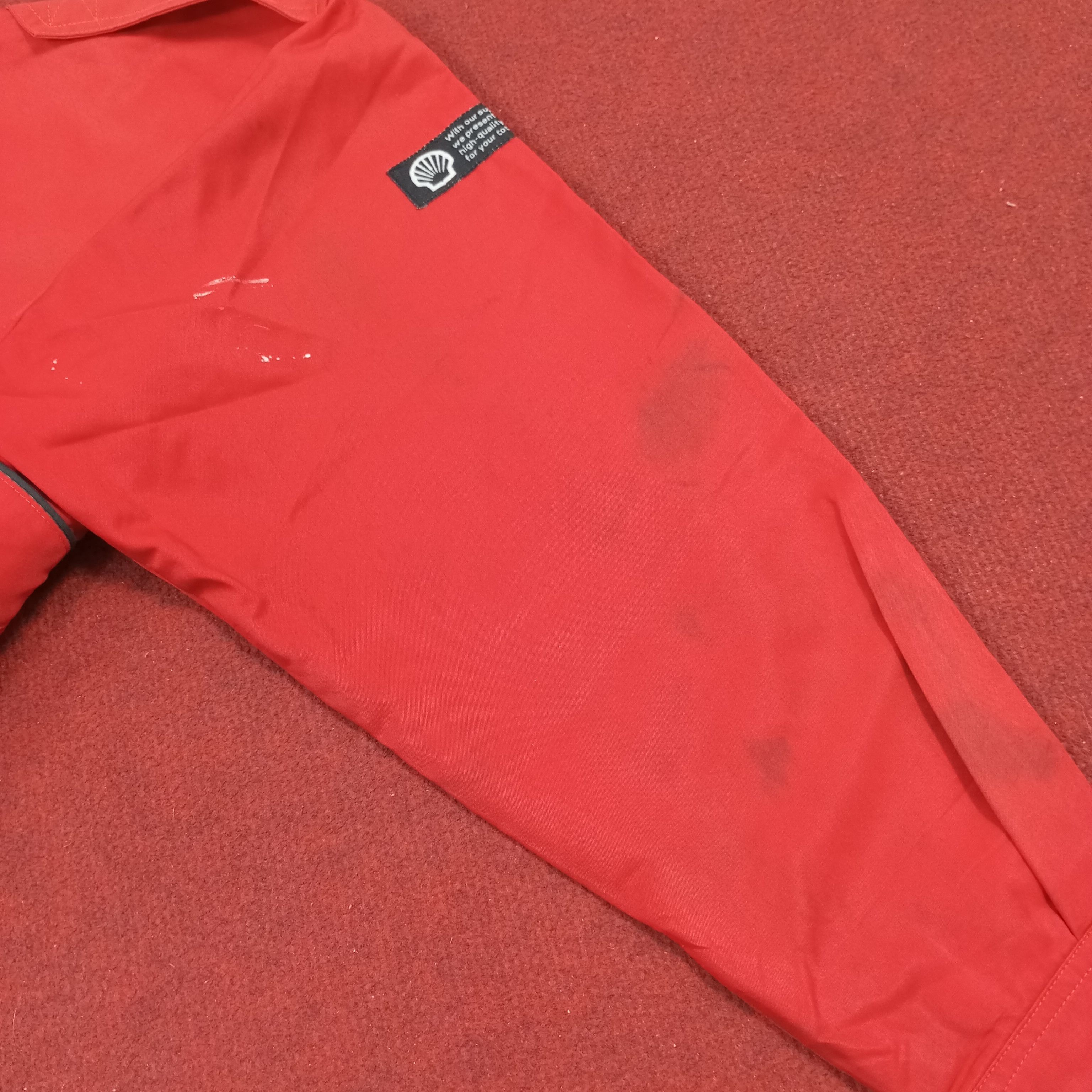 Ferrari × Vintage Shell Formula Racing Style Motorsports Jacket Size US L / EU 52-54 / 3 - 5 Thumbnail