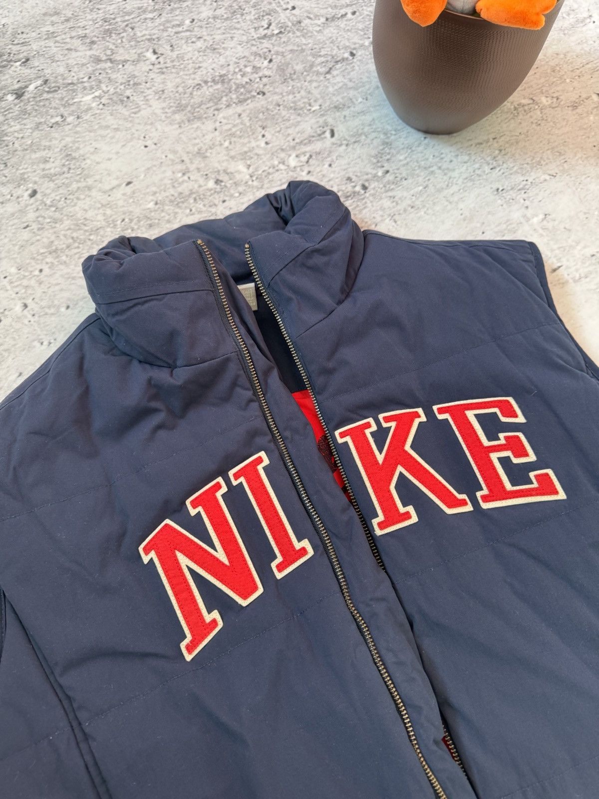 Nike × Vintage NIKE VINTAGE PUFFER DOWN VEST CENTET LOGO Size US L / EU 52-54 / 3 - 6 Thumbnail