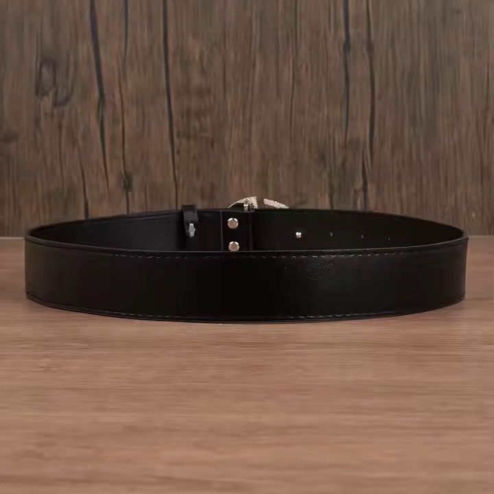 Other Black Casual Punk Comet Buckle Denim Jeans Belt Size ONE SIZE - 3 Thumbnail