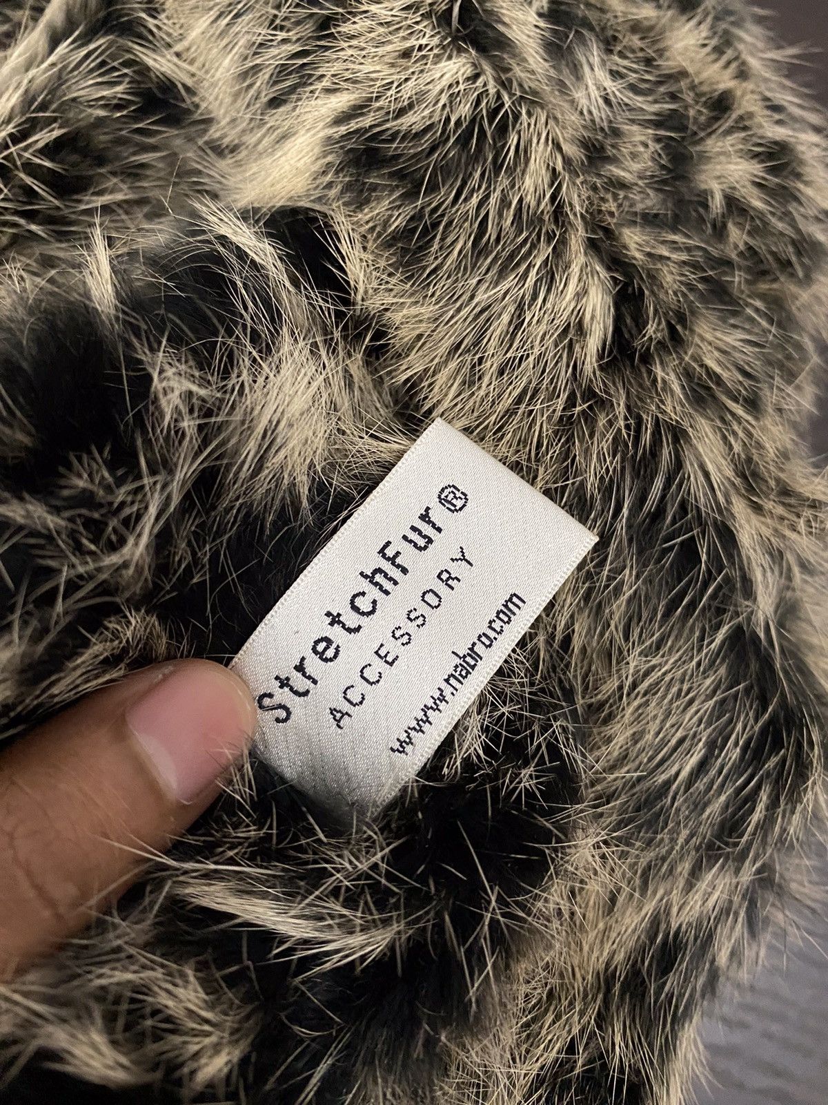 Japanese Brand Japanese Brand Nabro Mink Fur Fleece Round Neck Scarf Size ONE SIZE - 6 Thumbnail