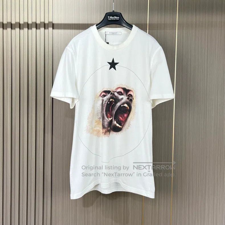 Givenchy Givenchy Double Monkey Print Short Sleeve Size US L / EU 52-54 / 3 - 1 Thumbnail