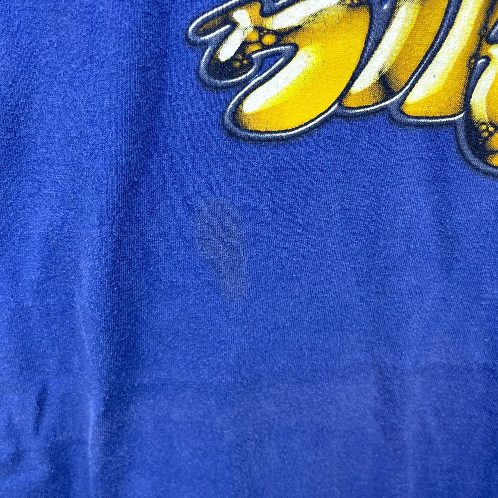 Nike VINTAGE Nike Bubble Letter Spellout Y2K Graffiti T Shirt M Skater Rare Blue Cotton Logo 90s Men Short Sleeve Mock Neck Nike Air 2000s Size US M / EU 48-50 / 2 - 5 Thumbnail