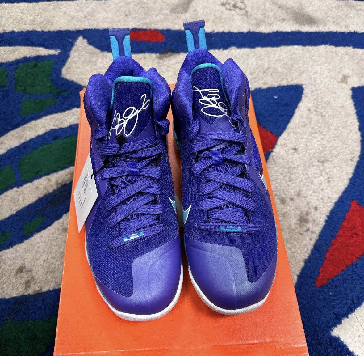 Nike Lebron 9 Hornets Size US 6.5 / EU 39-40 - 3 Thumbnail
