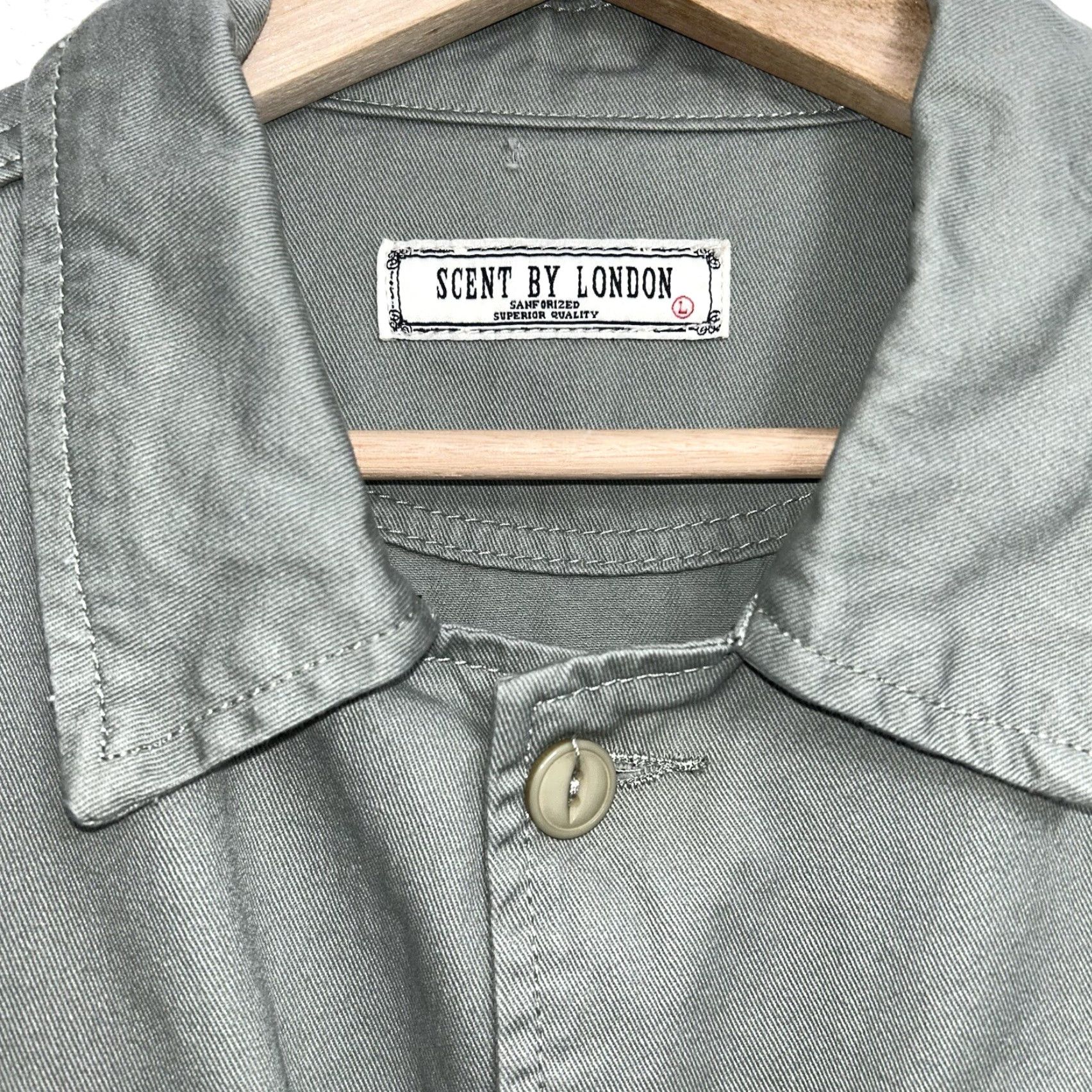 Vintage Scent By London Sanforized Military Green Button Jacket Men’s Large Size US L / EU 52-54 / 3 - 5 Thumbnail