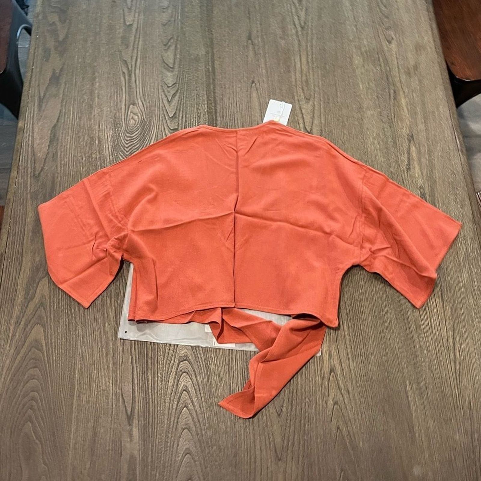 Vintage NWT Toluca Maria Swim Cover Up Shirt Clay Size M Size ONE SIZE - 2 Thumbnail
