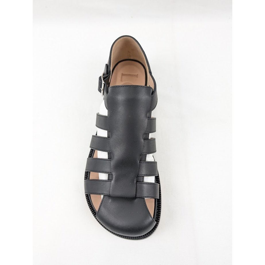 Loewe o1rshd1 Campo Leather Sandals in Black Size US 10 / EU 43 - 6 Thumbnail