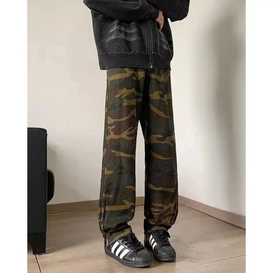 Japanese Brand High street straight tube micro zipper jeans Size US 32 / EU 48 - 4 Thumbnail