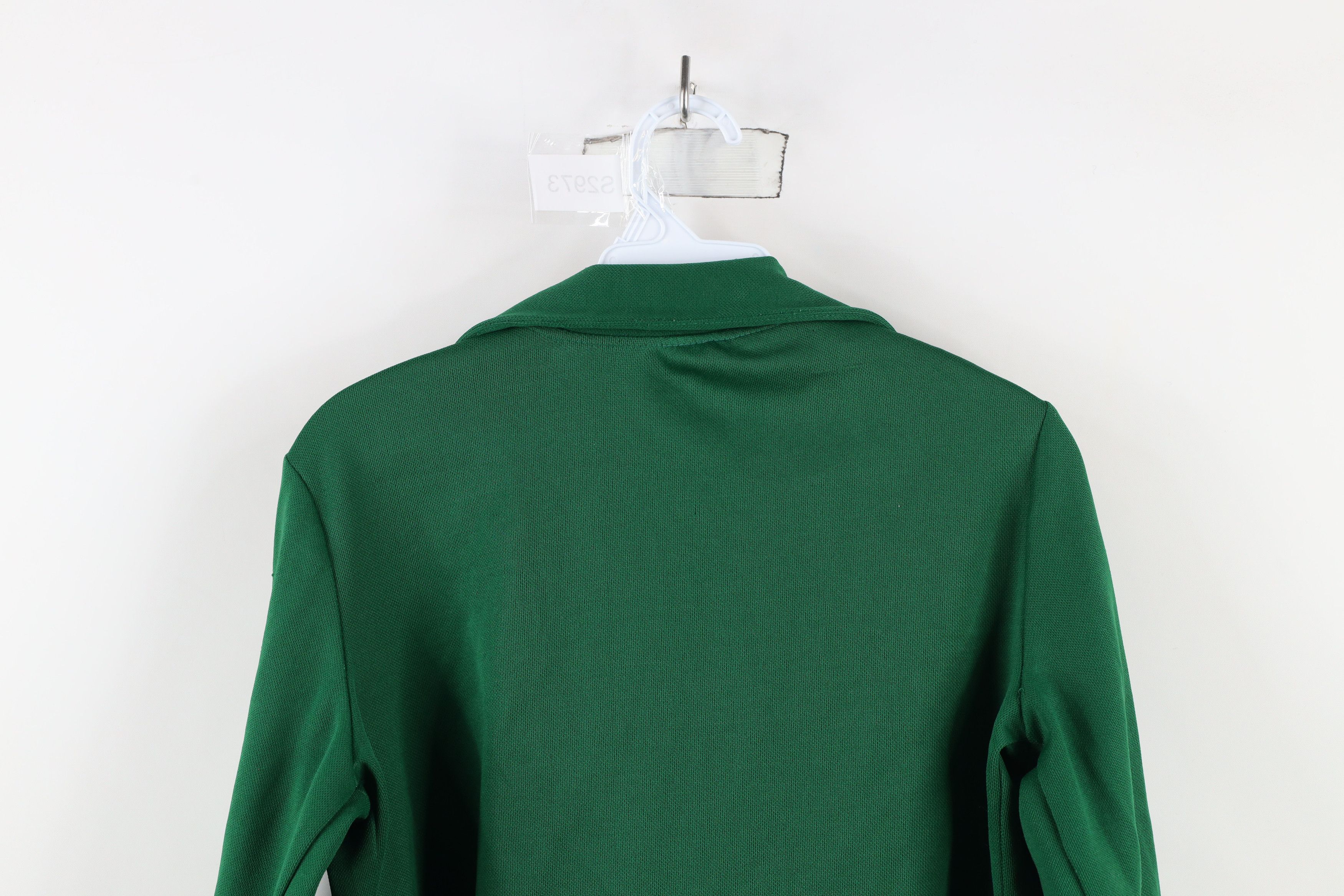 Vintage Vintage 70s Streetwear Knit Button Shirt Green USA Size L / US 10 / IT 46 - 9 Thumbnail