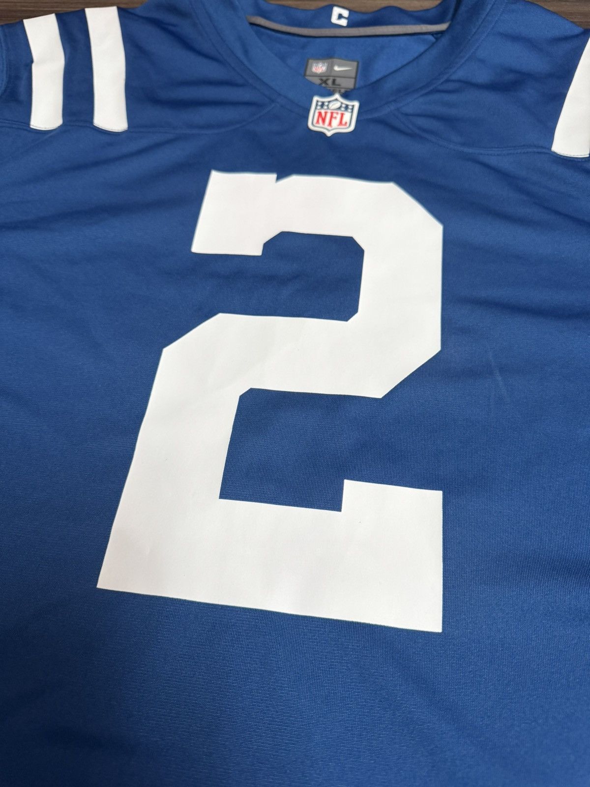 Nike Indianapolis Colts Carson Wentz #2 NFL On Field Jersey Size US XL / EU 56 / 4 - 3 Thumbnail