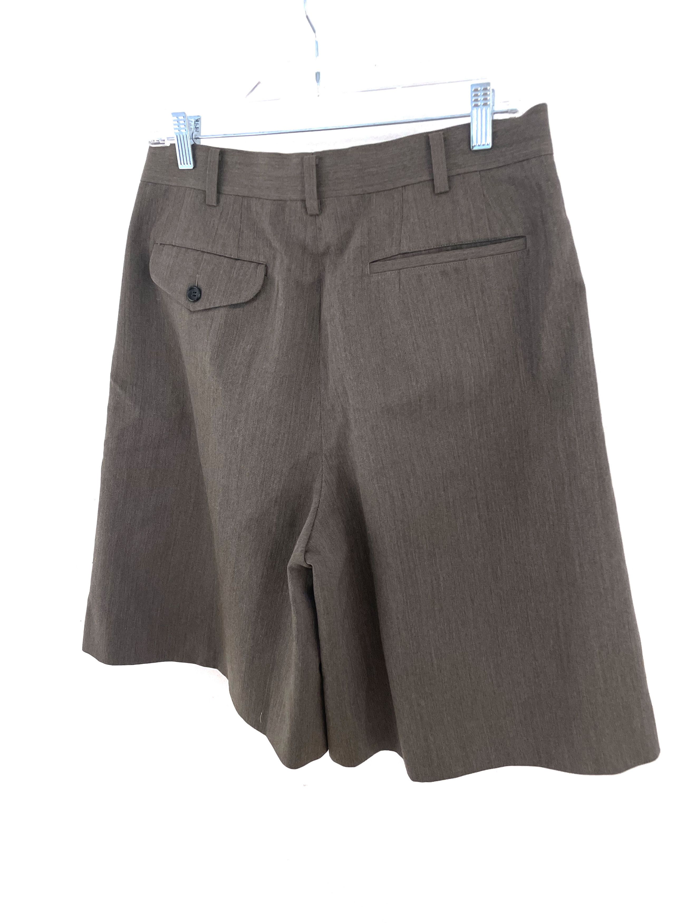 Comme des Garcons Homme Plus 2014 Wide Wool Shorts Size US 30 / EU 46 - 8 Thumbnail