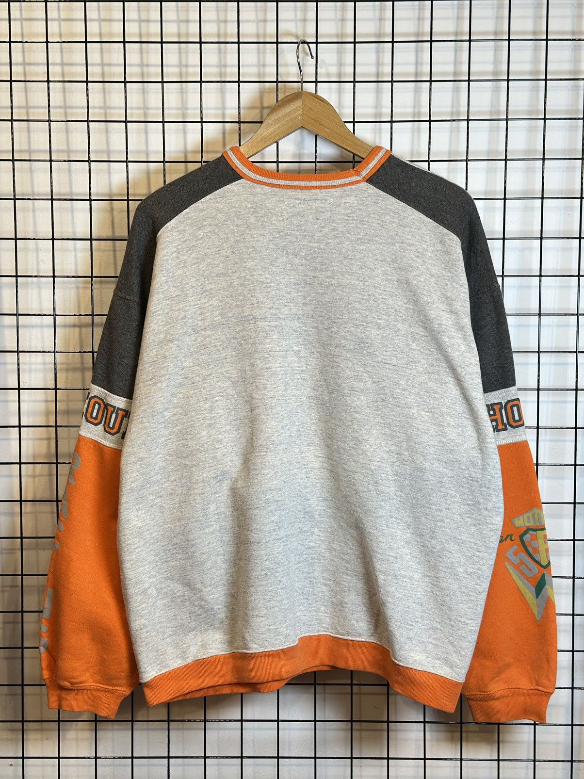 Harley Davidson vintage sweater embroidered motorcycle "RACER XL 1200" Size US XL / EU 56 / 4 - 3 Thumbnail