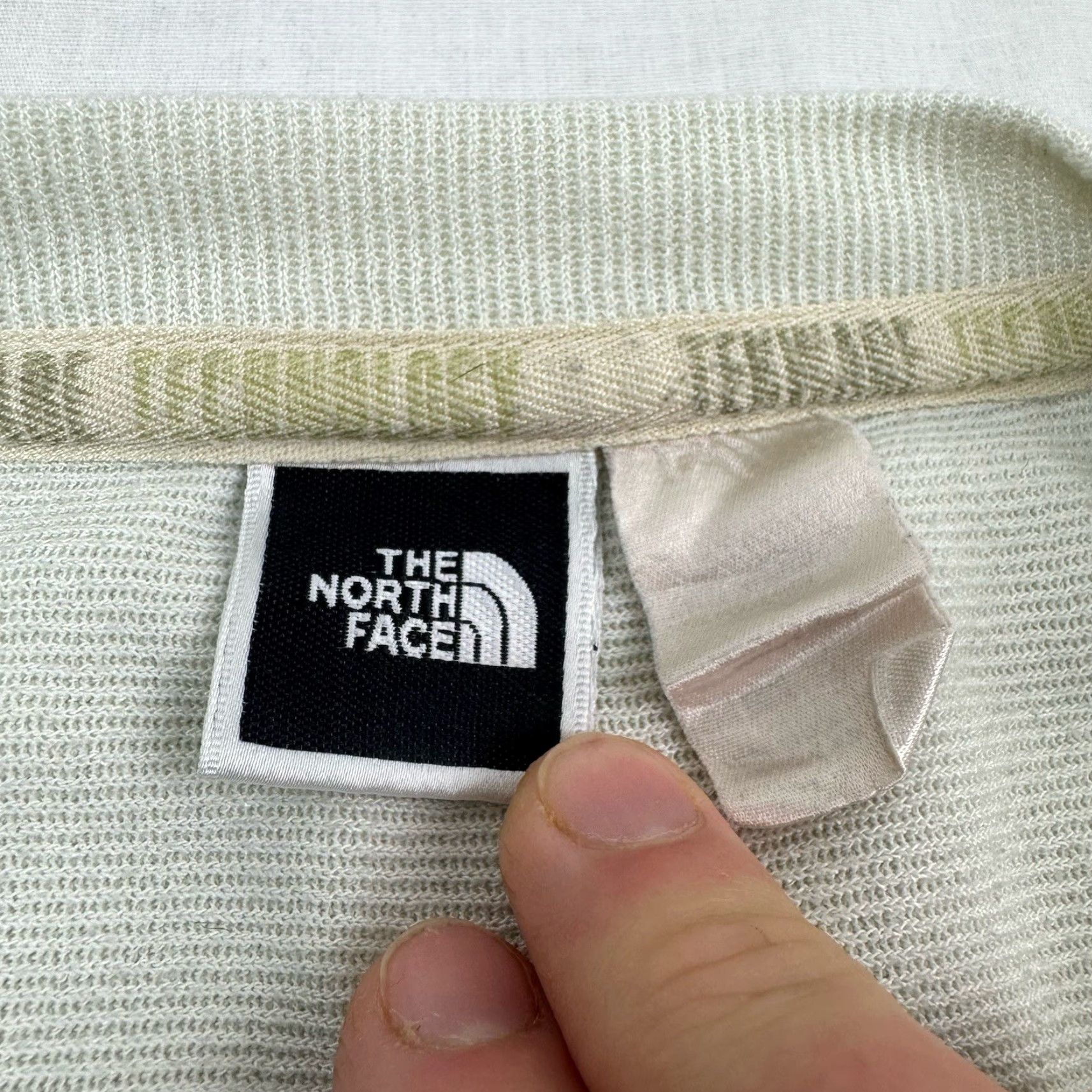 The North Face VINTAGE The North Face Sweatshirt Adult XL Long Sleeve Hiking Outdoor Ivory Mens Size US XL / EU 56 / 4 - 5 Thumbnail