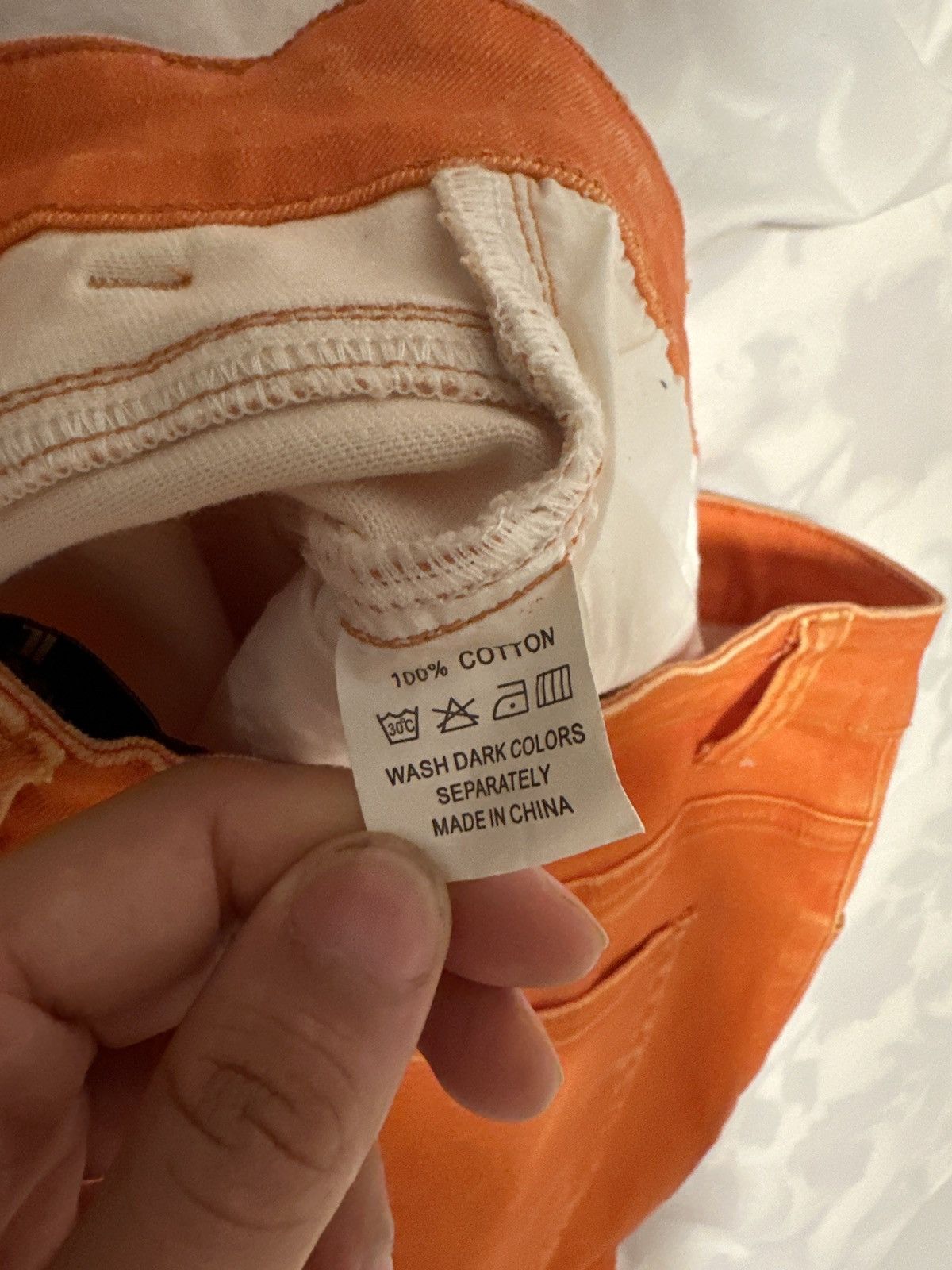 Insane Cult Insane Cult Orange Bone Denim Size US 32 / EU 48 - 5 Thumbnail