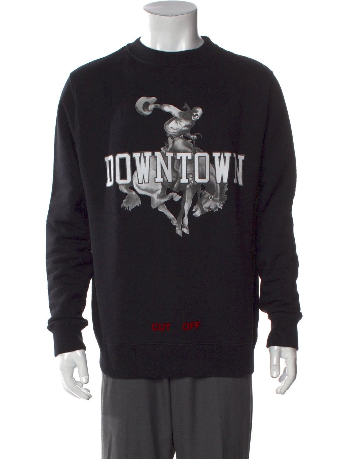 Off-White FW2016 Downtown "Cut Off" Crewneck Size US M / EU 48-50 / 2 - 2 Thumbnail