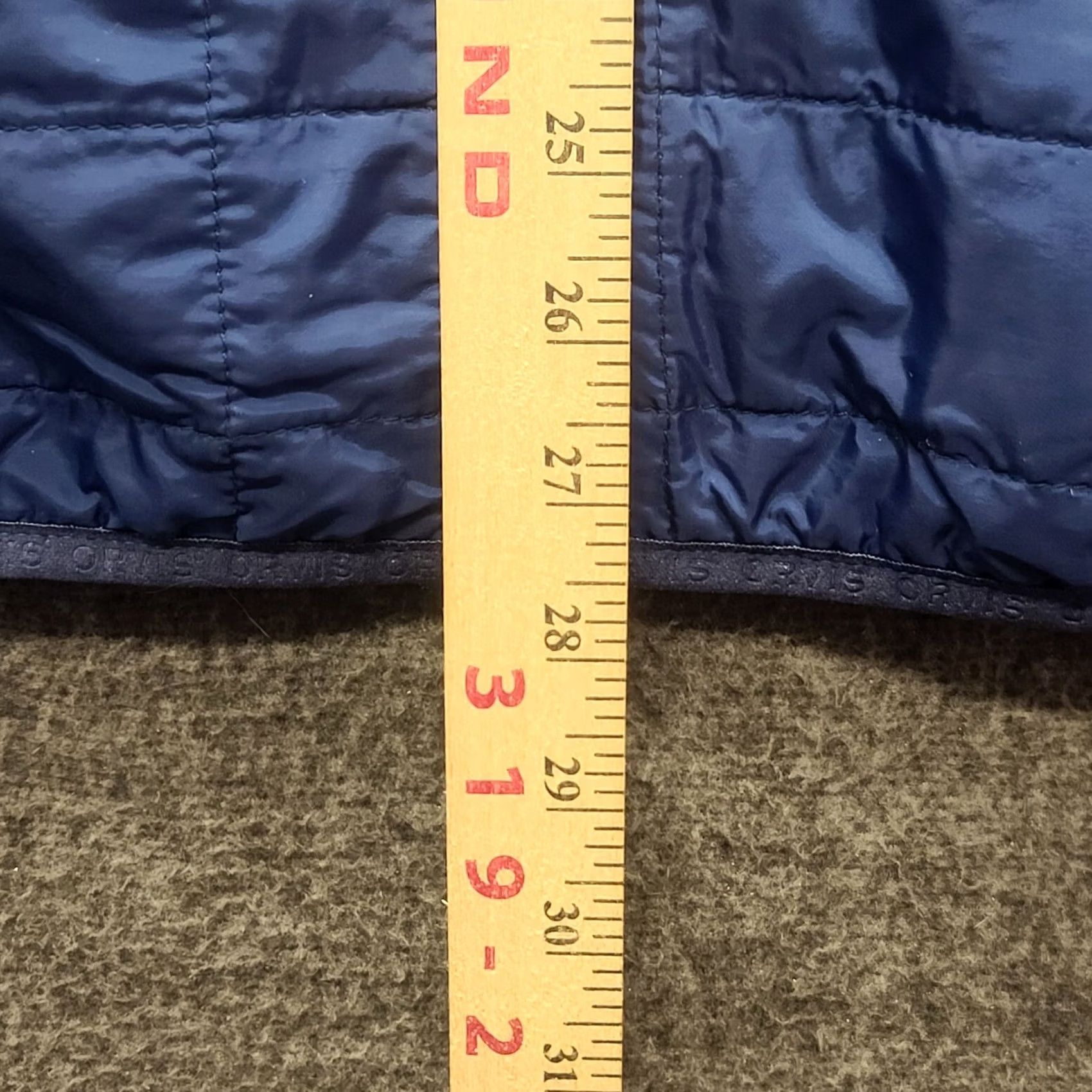 Orvis Orivs Quilted Jacket Mens XL Regular Fit Full Zip Gorpcore Jacket Blue Quilted Full Zip Stand-Up Collar Outdoor Casual Sportswear Size US XL / EU 56 / 4 - 6 Thumbnail