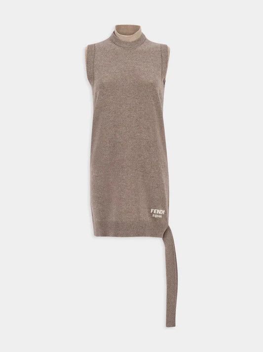Fendi o1loc1c0426 Dress in Grey Size L / US 10 / IT 46 - 1 Thumbnail