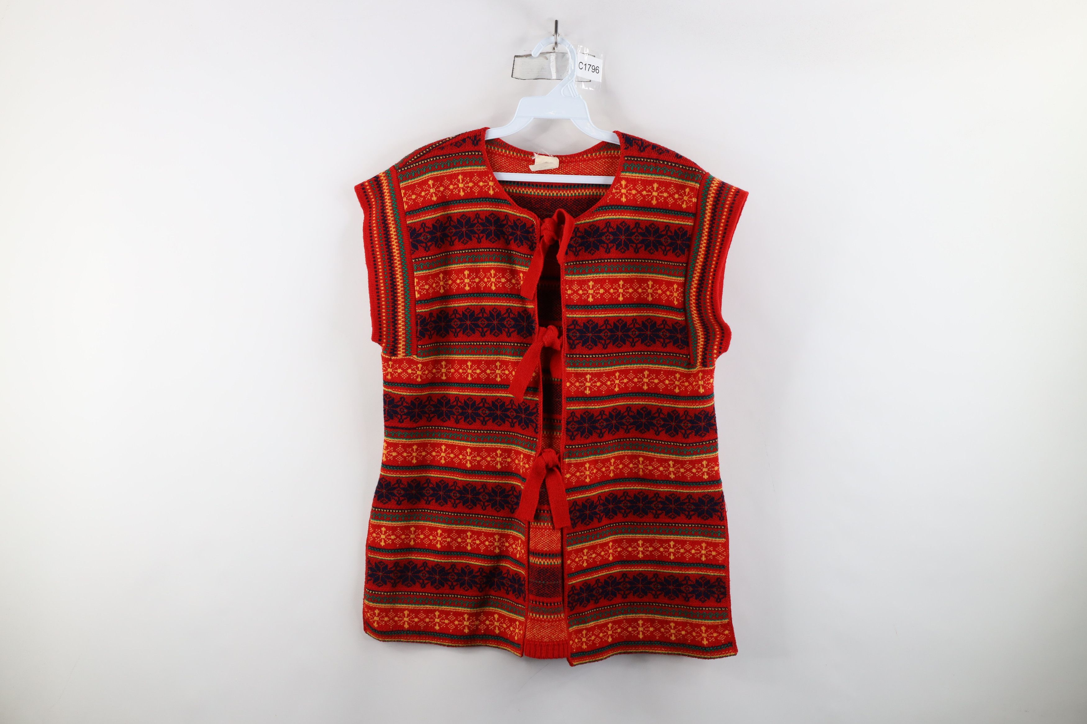 Vintage Vintage 70s Mid Century Modern MCM Cardigan Sweater USA Size M / US 6-8 / IT 42-44 - 1 Thumbnail