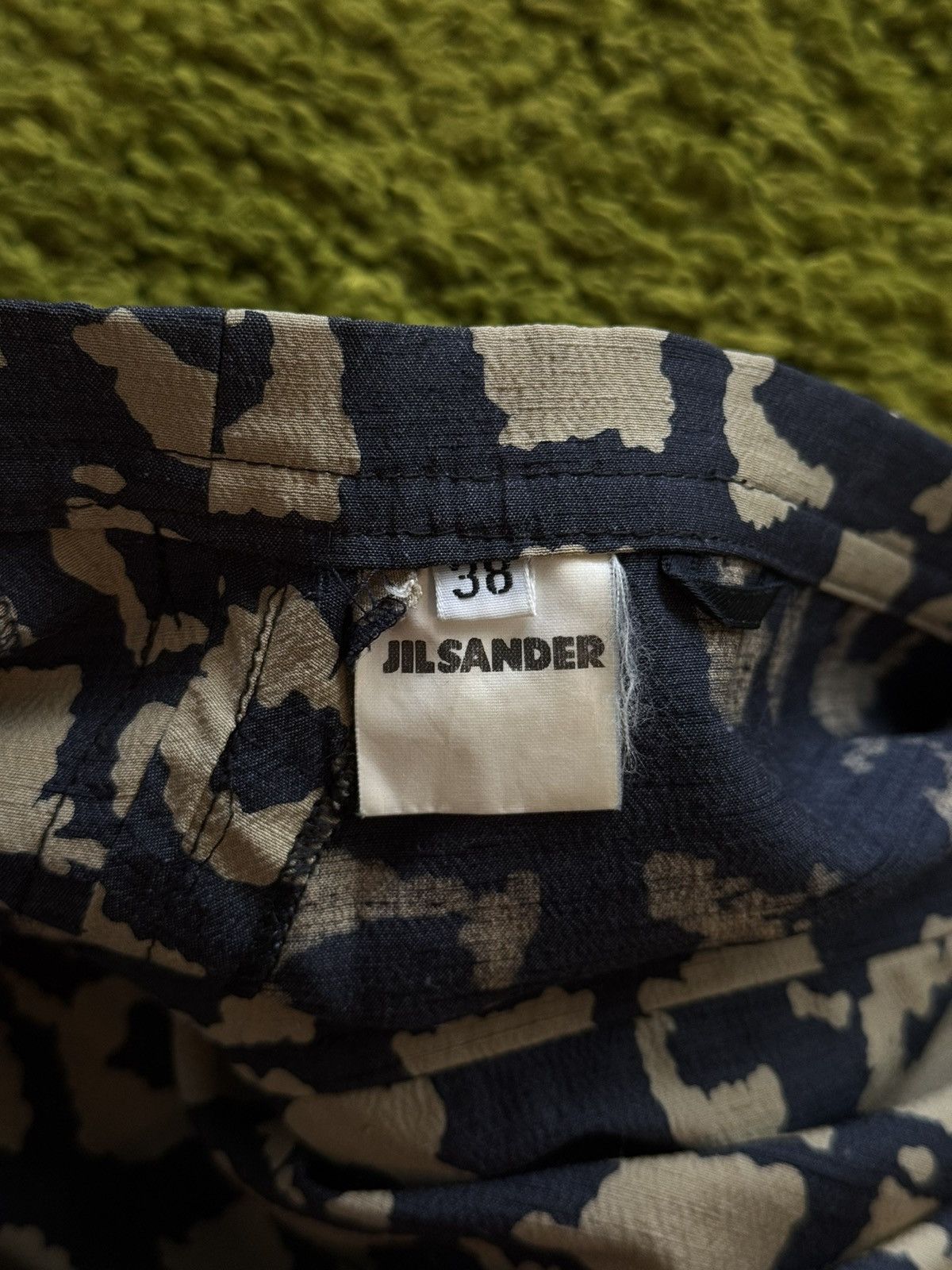 Jil Sander × Vintage Jil Sander 1990s vintage silk blend graphic maxi skirt Size 26" / US 2 / IT 38 - 3 Thumbnail