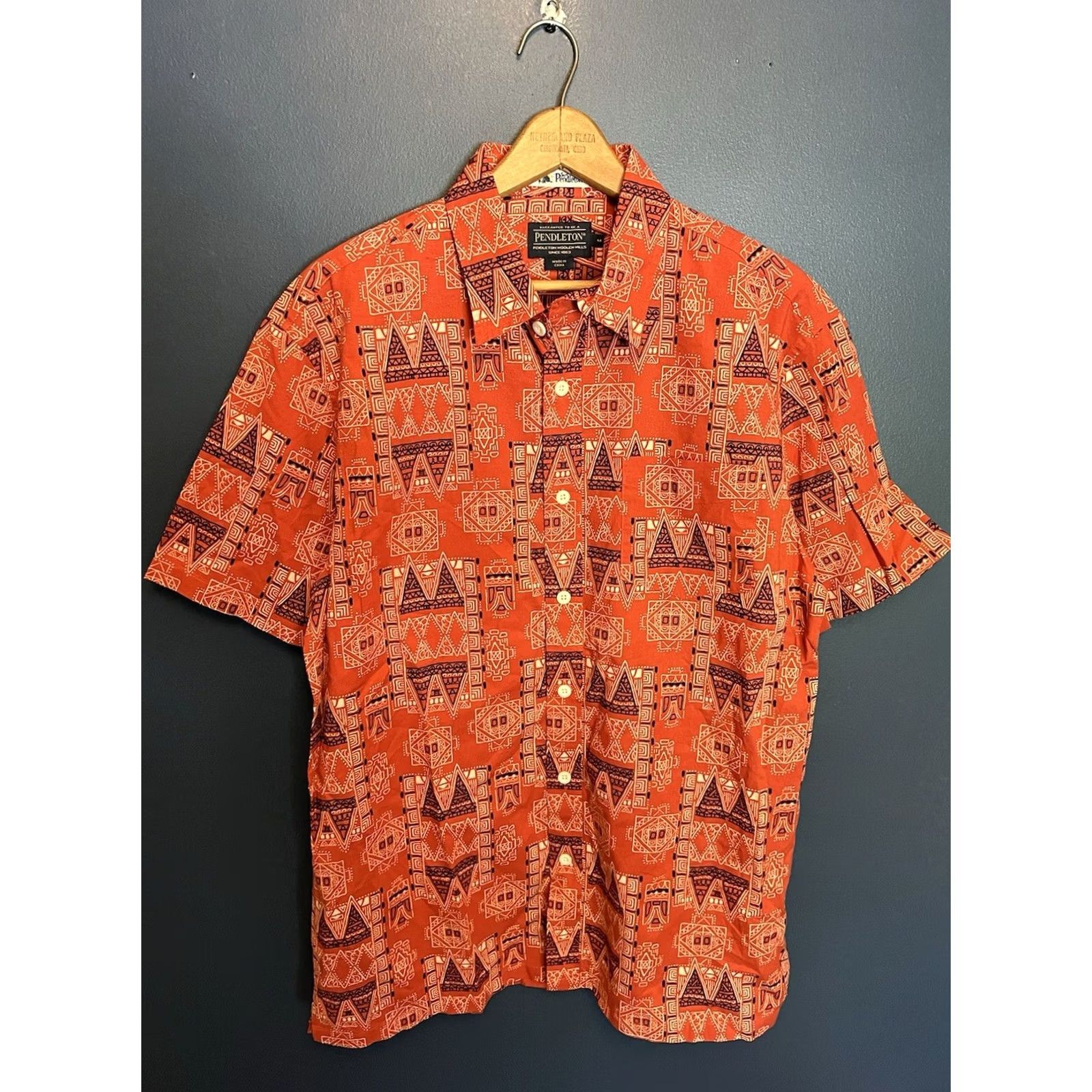 Pendleton Pendleton Polo Shirt Red Medium Mens Button Up Size US M / EU 48-50 / 2 - 3 Thumbnail