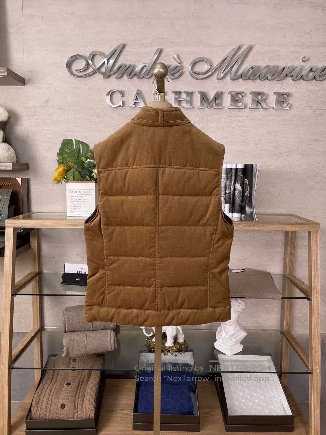 Brunello Cucinelli Brunello Cucinelli Brown Down Vest. Size US S / EU 44-46 / 1 - 2 Thumbnail