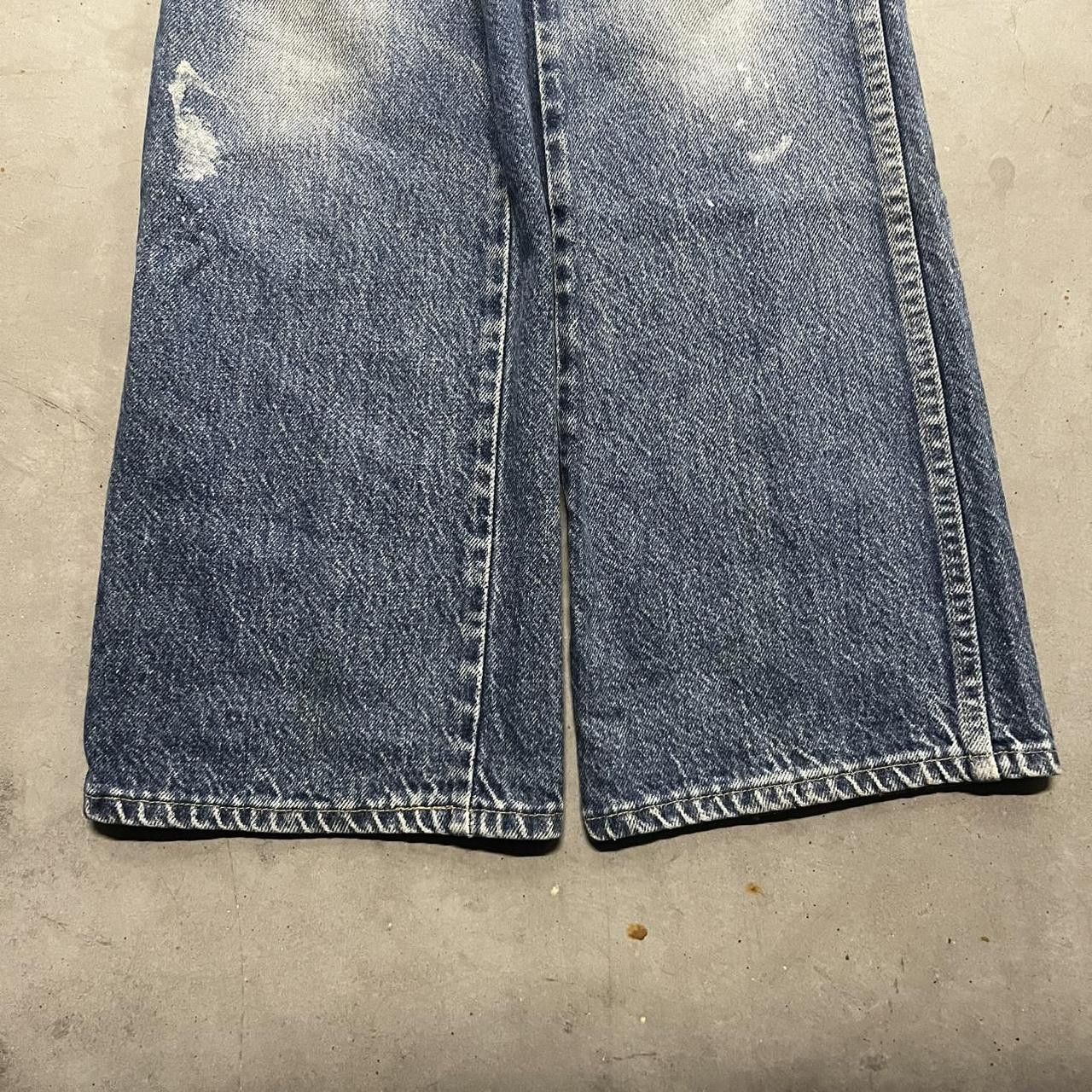 Japanese Brand × Vintage Vintage Y2K/90s Made in USA Flared light wash Denim Jeans Size US 32 / EU 48 - 5 Thumbnail