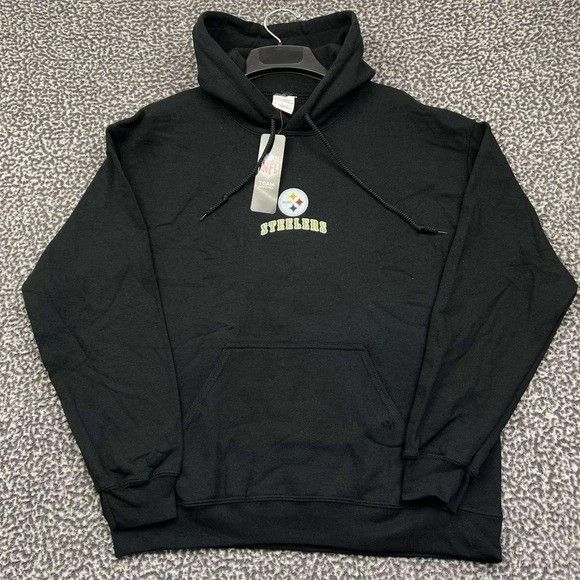 NFL Pittsburgh Steelers Hoodie Women Black NFL Pullover New M Size M / US 6-8 / IT 42-44 - 2 Thumbnail