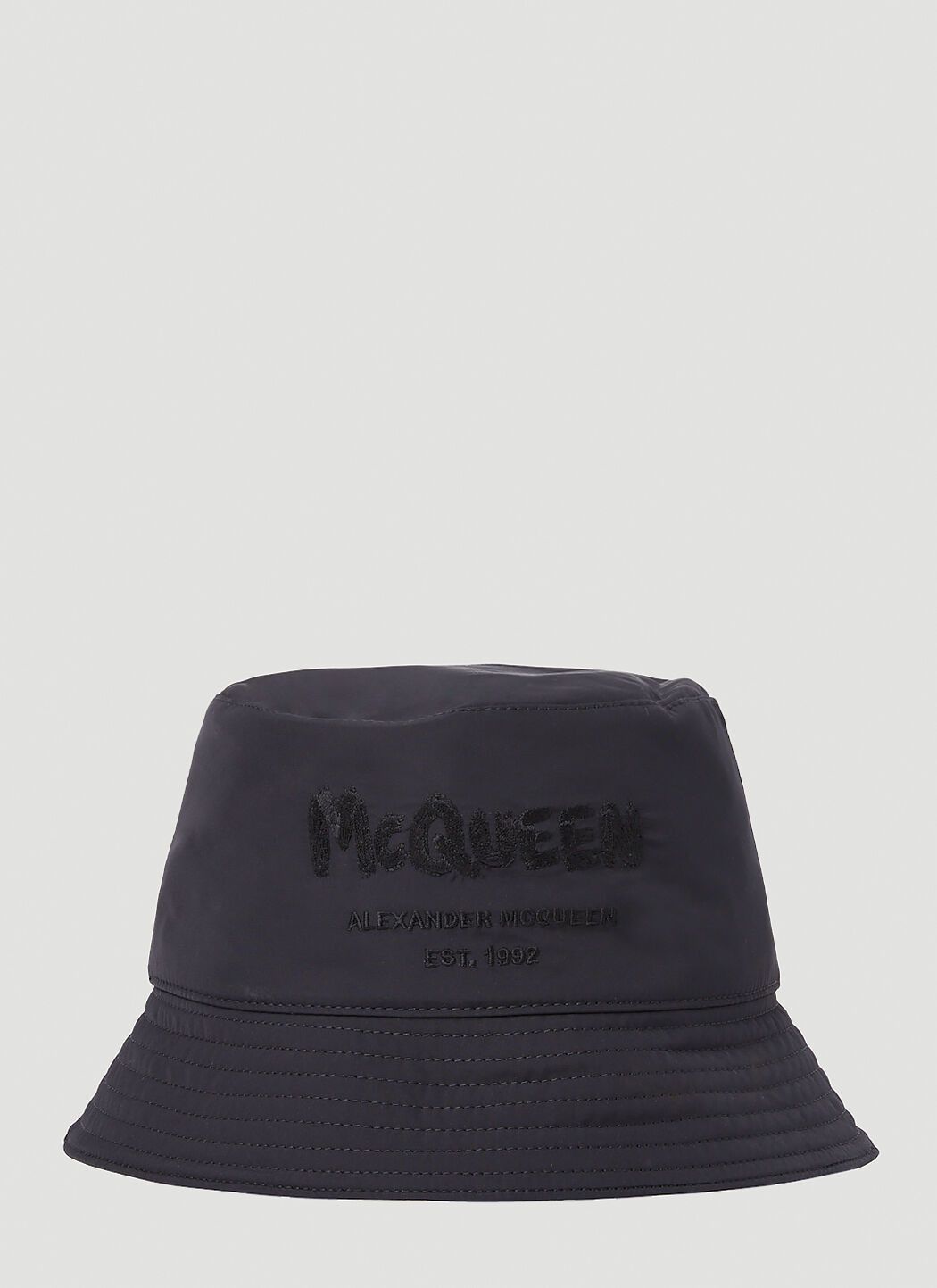 Alexander McQueen o1y1224 Size: 7 1/8 / (Cap &Hat) in Black Size ONE SIZE - 1 Thumbnail