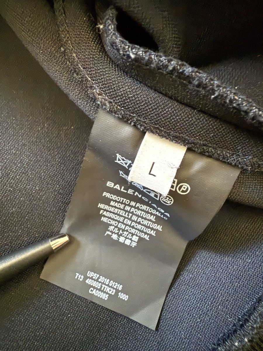 Balenciaga SS17 Demna Power Shoulder Cropped Track Jacket Size US L / EU 52-54 / 3 - 9 Thumbnail
