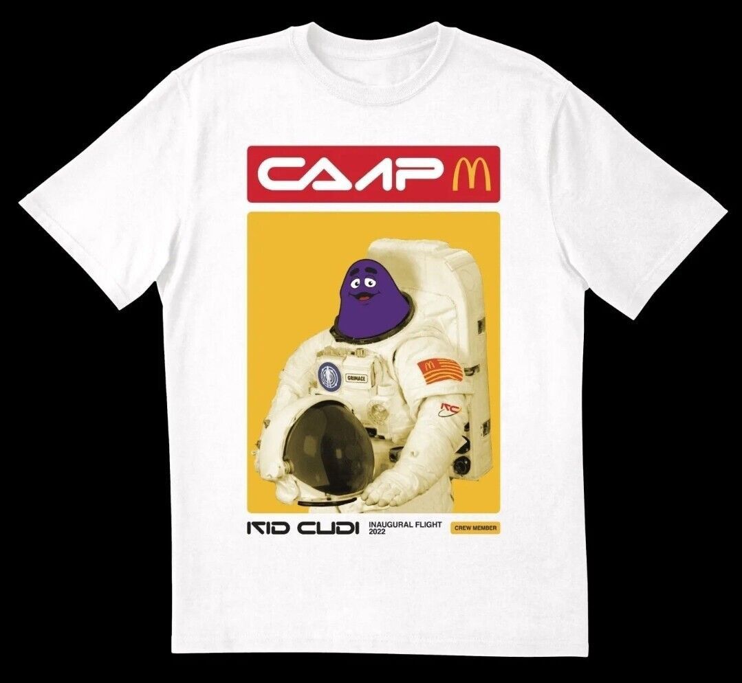 Kid Cudi Kid Cudi x McDonald's Space Grimace Astronaut Portrait Tee Size US L / EU 52-54 / 3 - 4 Thumbnail
