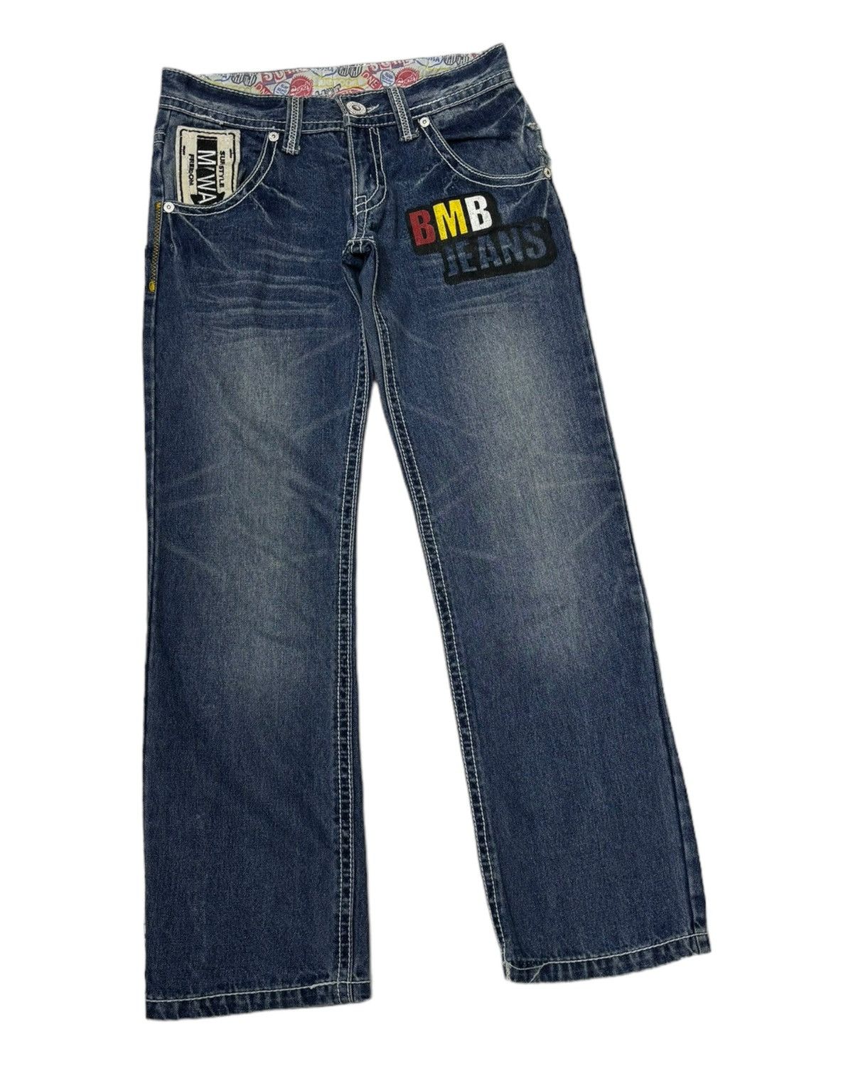 Hysteric Glamour × Japanese Brand 🔥BLUE MOON BLUE DAICOCK EVISU STYLE DENIM JEANS Size US 30 / EU 46 - 6 Thumbnail