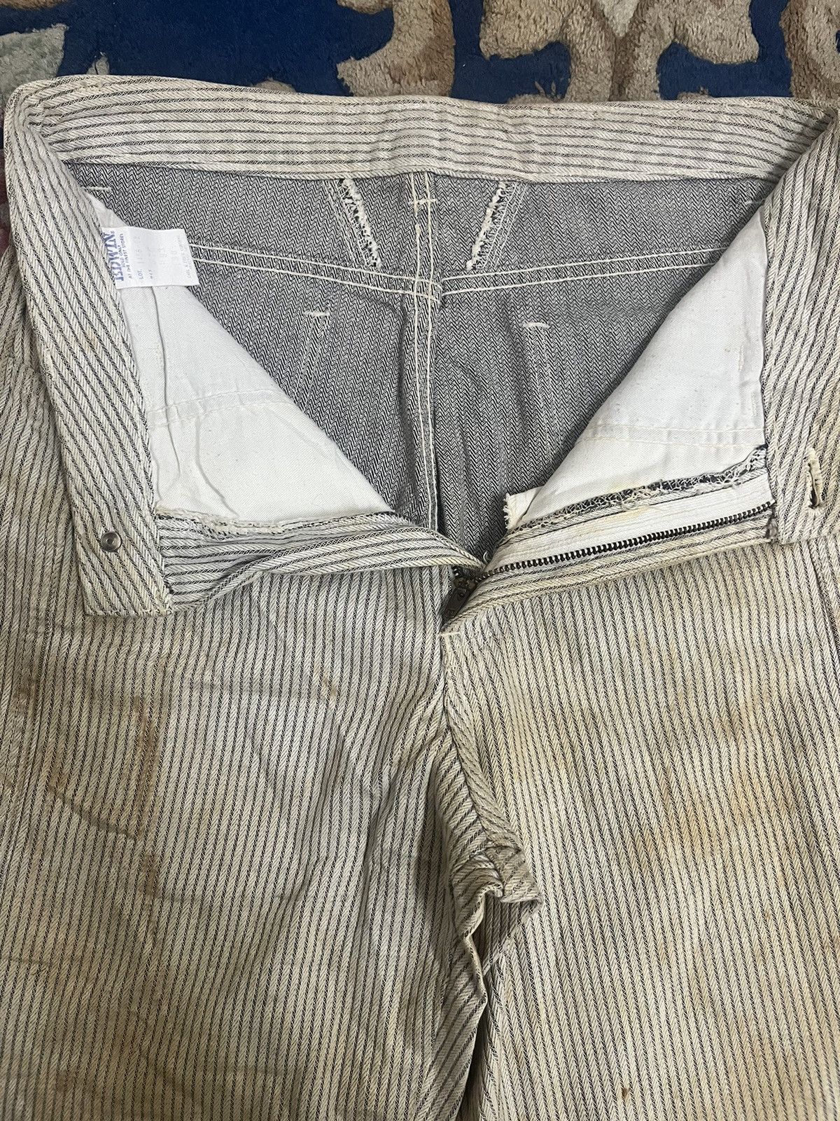 Edwin × Japanese Brand Edwin Hickory Stripe Denim Size US 30 / EU 46 - 8 Thumbnail