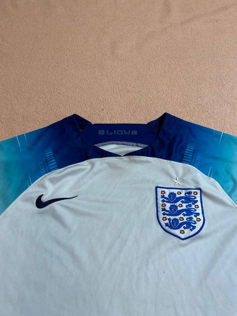Nike × Vintage Nike Football England Jersey Y2k rap hiphop Size US S / EU 44-46 / 1 - 10 Thumbnail