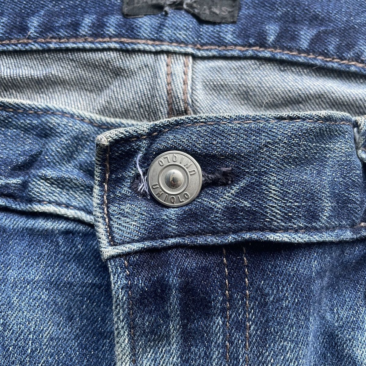 Japanese Brand Vintage Distressed Japanese Mud Washed Faded Jeans Pants Size US 33 - 6 Thumbnail