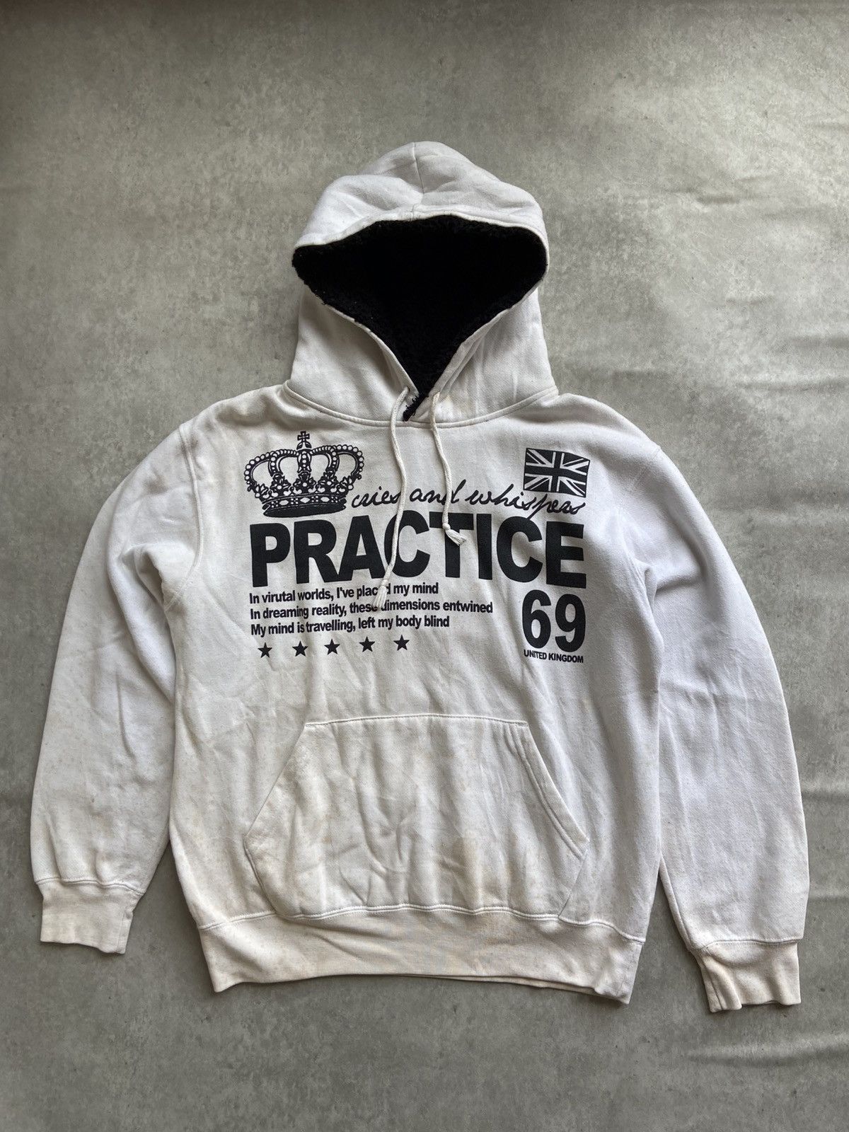 If Six Was Nine × Japanese Brand × Le Grande Bleu (L.G.B.) BOOTH POEM FUR HOODIE IFSIXWASNINE LGB STYLED Size US L / EU 52-54 / 3 - 1 Thumbnail