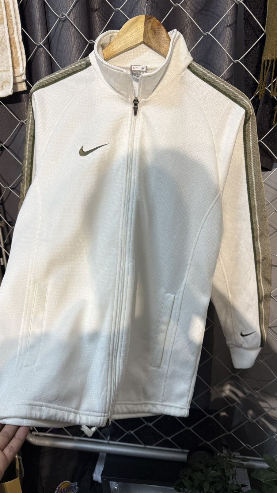 Nike Y2K NIKE TRACKTOP JACKET WHITE Size US M / EU 48-50 / 2 - 2 Thumbnail