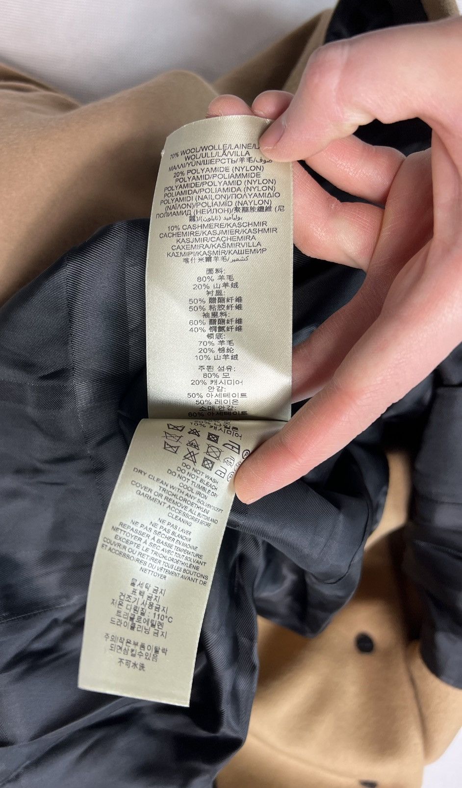 Burberry Coat Burberry England Cashmere / Wool New Collection Women Size M / US 6-8 / IT 42-44 - 7 Thumbnail