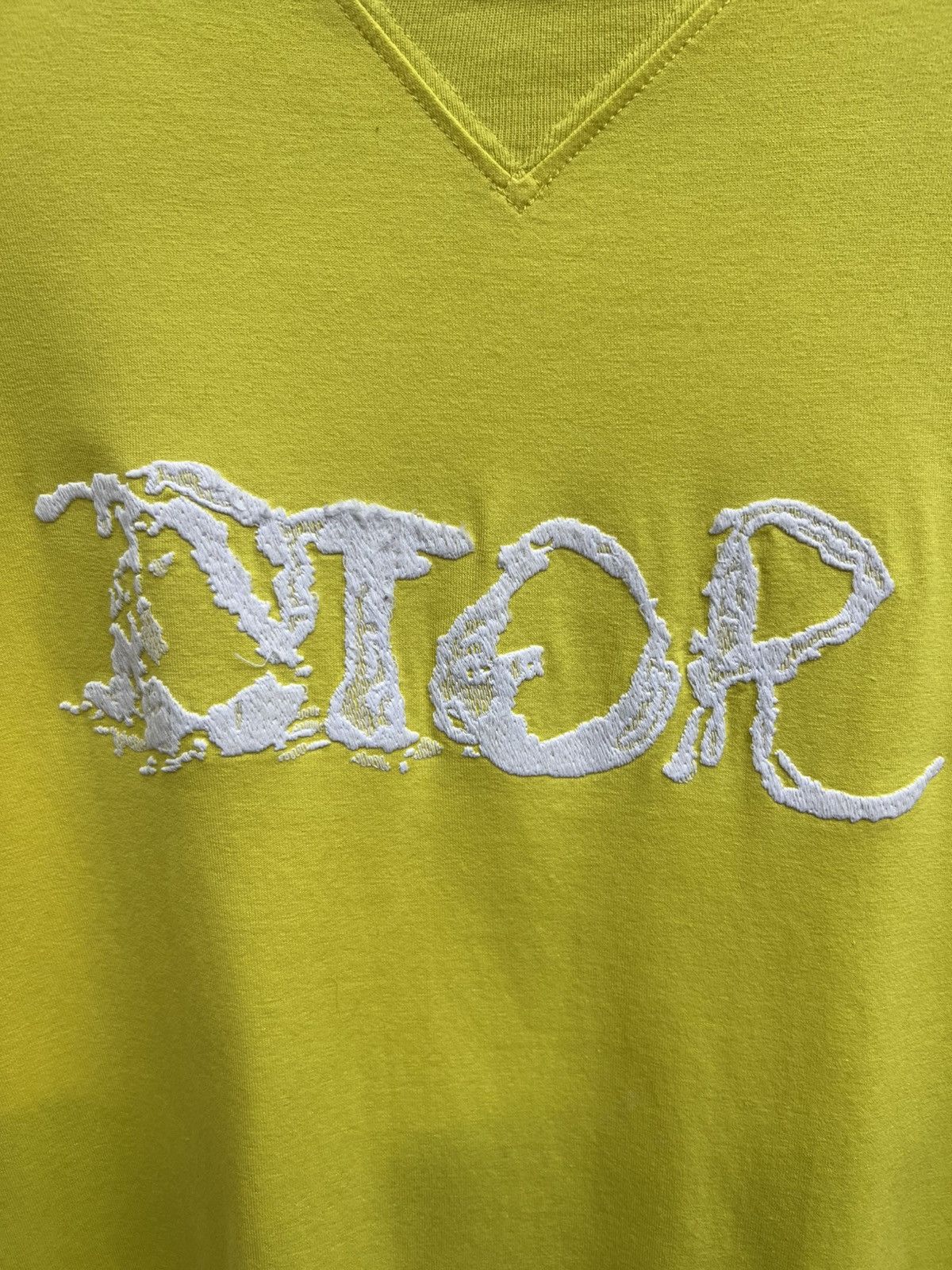 Dior Dior Yellow Tee Shirt Size US M / EU 48-50 / 2 - 5 Thumbnail