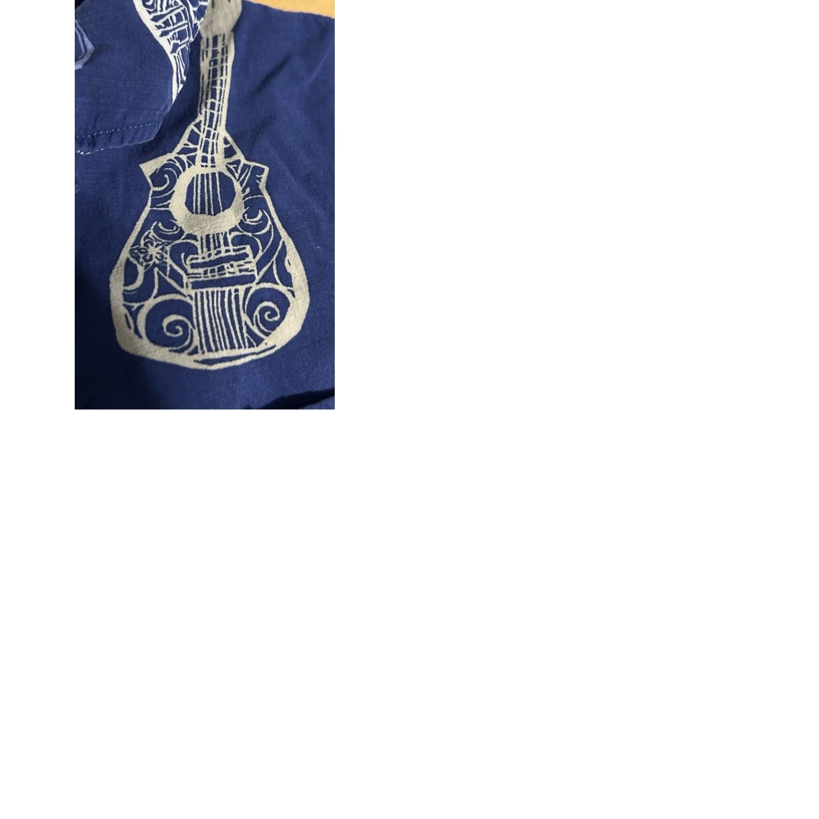 Tommy Bahama VINTAGE Tommy Bahama Hawaiian Button Up Music Instrumental Shirt Men Large Blue Rayon Shirt Size US L / EU 52-54 / 3 - 12 Thumbnail