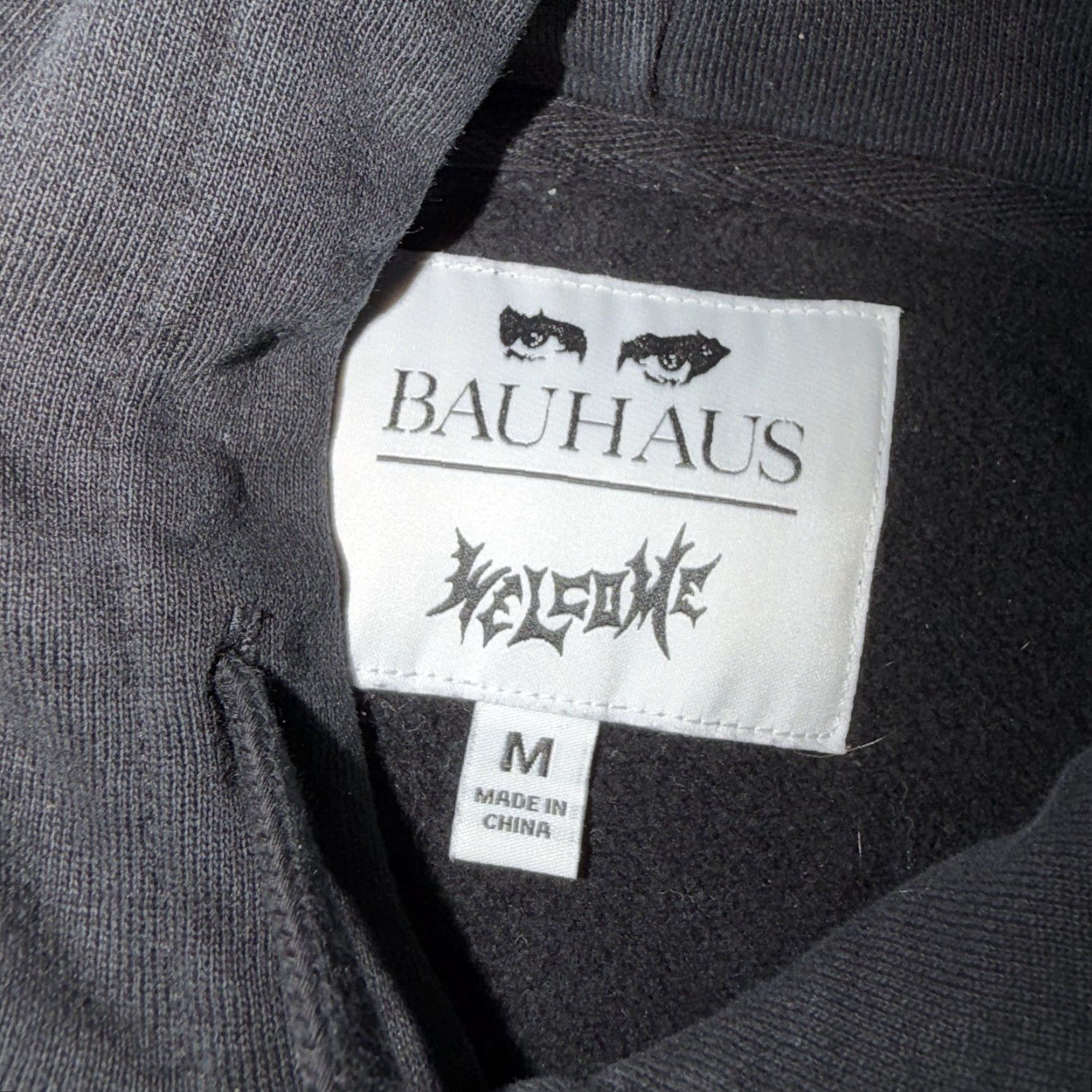 Welcome Skateboards Welcome Skateboards x BAUHAUS Eyes Pigment Dyed Hoodie L Black Mens Size US L / EU 52-54 / 3 - 5 Thumbnail