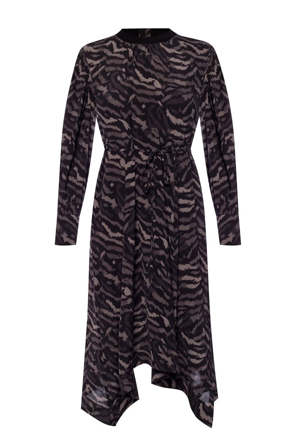 Allsaints AllSaints Fayre Remix Print Crepe Midi Dress Long Sleeves Size M / US 6-8 / IT 42-44 - 1 Thumbnail